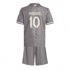 Billiga Real Madrid Luka Modric #10 Tredjeställ Barn 2024-25 Kortärmad (+ Korta byxor)